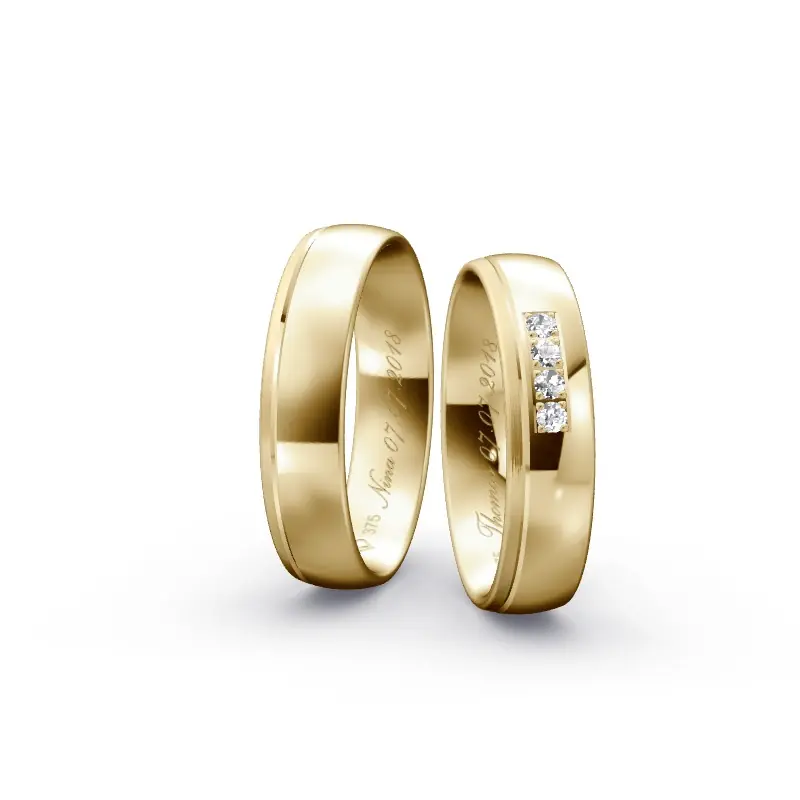 Individuelles Ringkonfigurator-Paar Geld-Zurück-Garantie