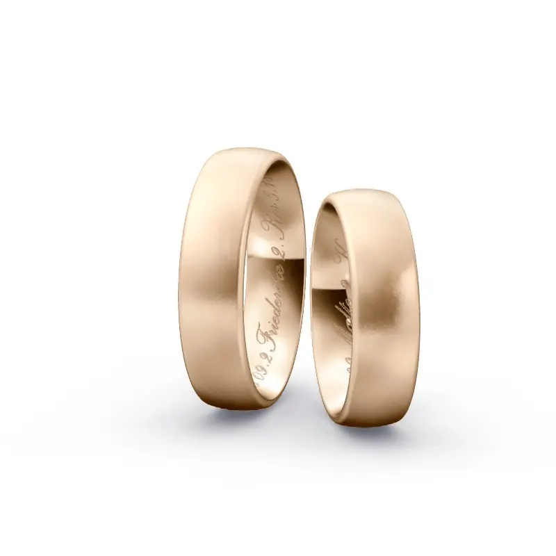 Finale Aktion Individuelles Ringkonfigurator-Paar