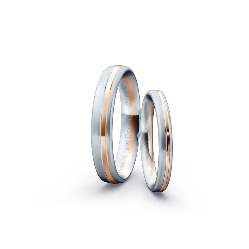 Individuelles Ringkonfigurator-Paar Handgefertigt