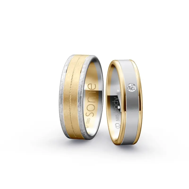 Individuelles Ringkonfigurator-Paar Kostenfreie Lieferung