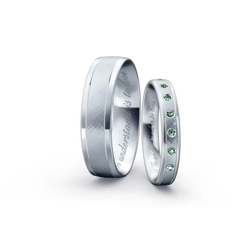 Individuelles Ringkonfigurator-Paar Heißes Angebot