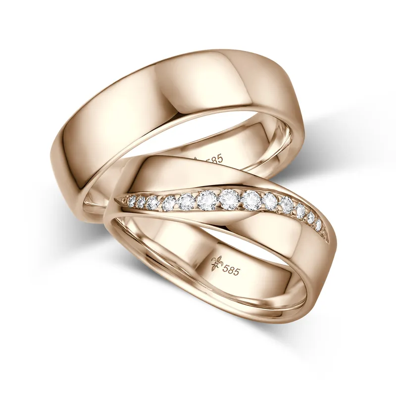 Neu Im Sortiment Trauringe Roségold
