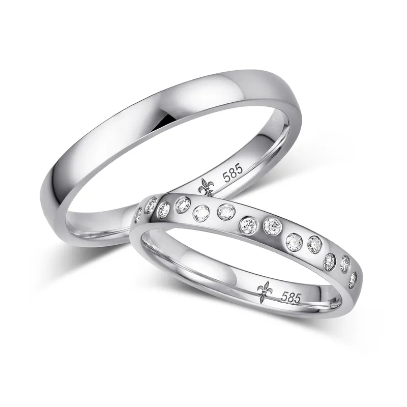 Expressversand Trauringe Weißgold