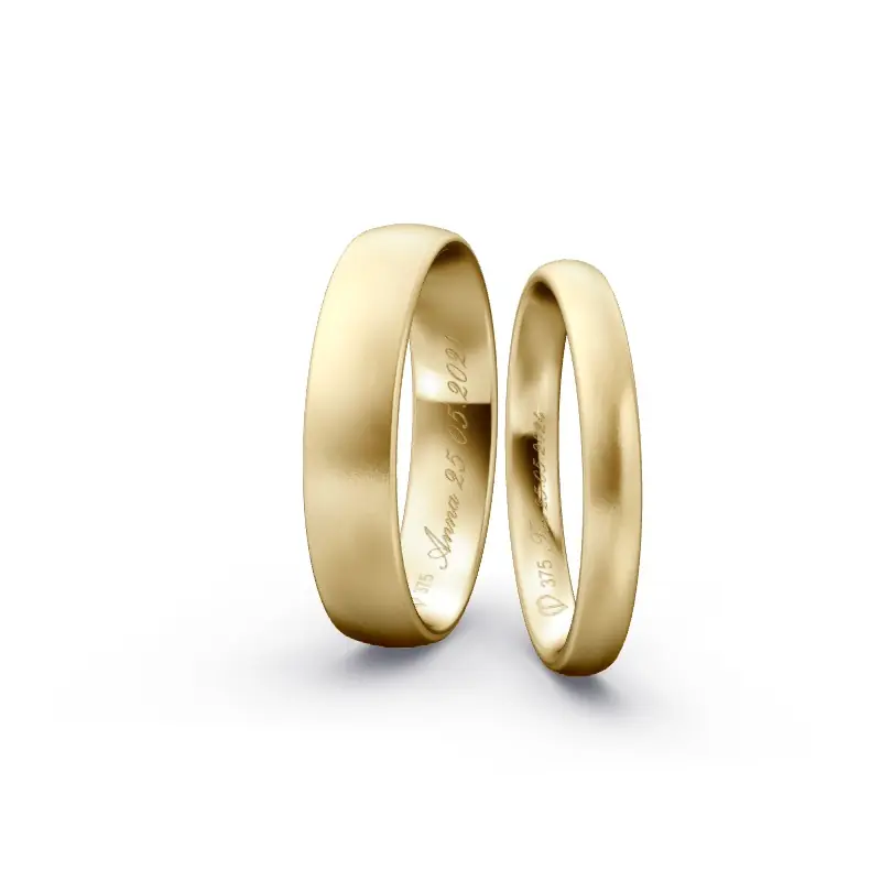 Finale Aktion Individuelles Ringkonfigurator-Paar