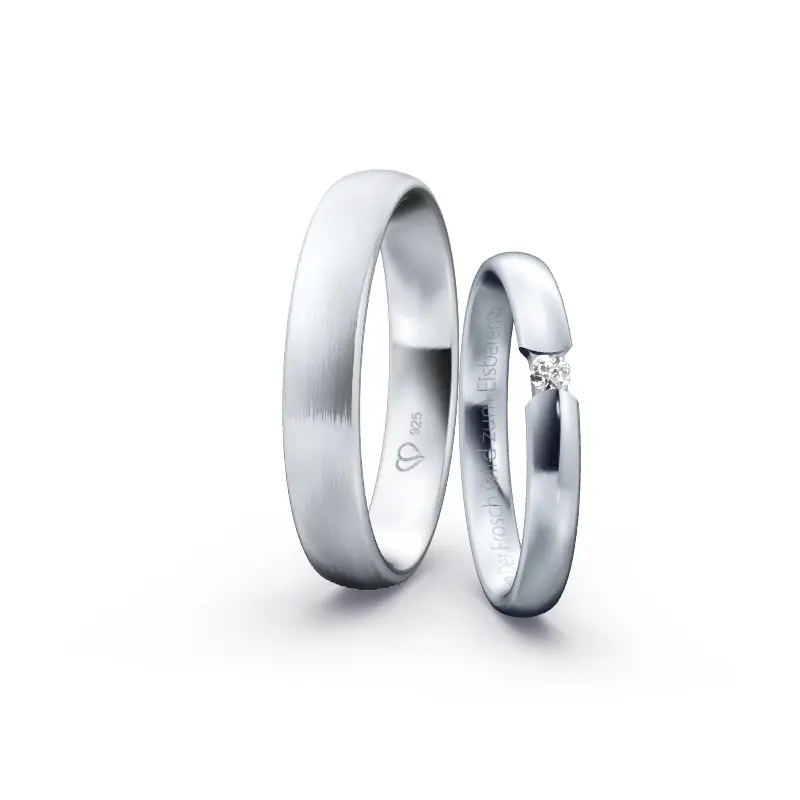 Kostenfreie Lieferung Individuelles Ringkonfigurator-Paar