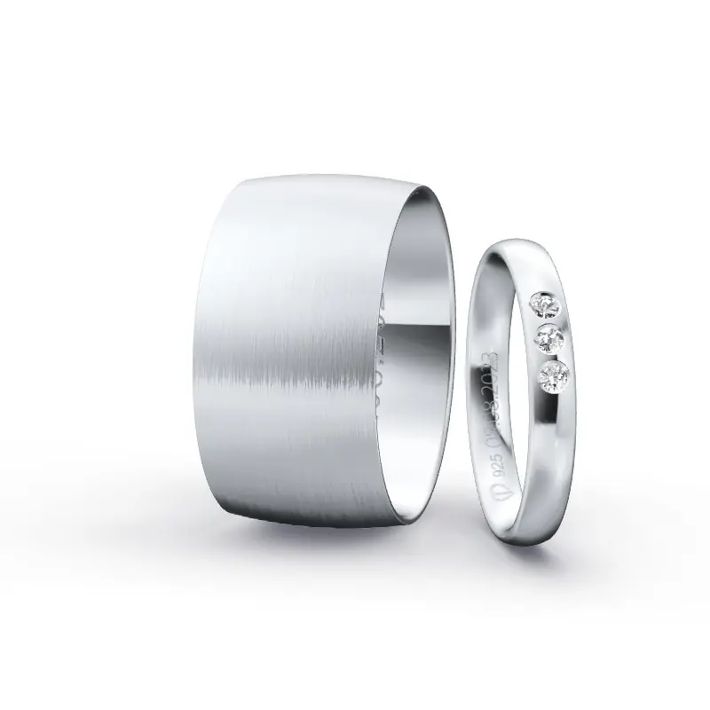 Individuelles Ringkonfigurator-Paar Heißes Angebot