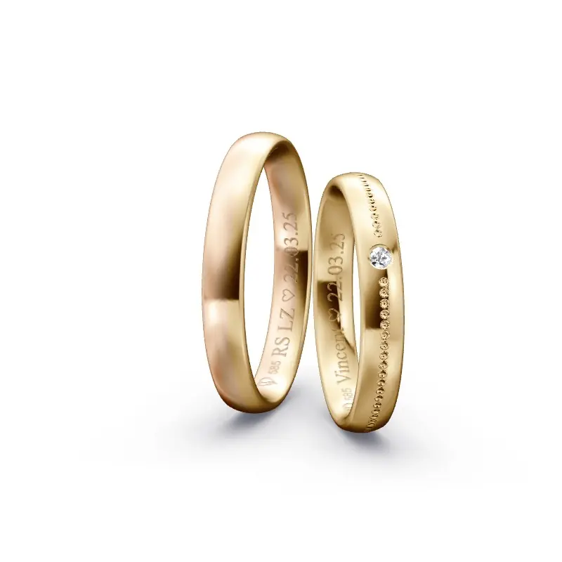 Individuelles Ringkonfigurator-Paar Nur Heute