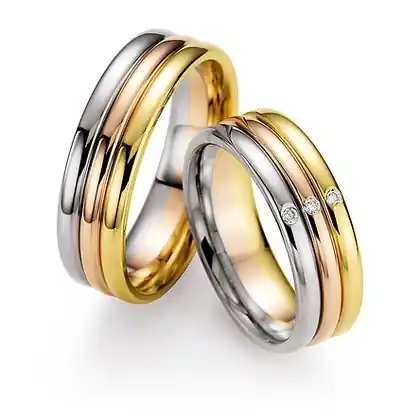 Limited Edition Trauringe Mehrfarbig