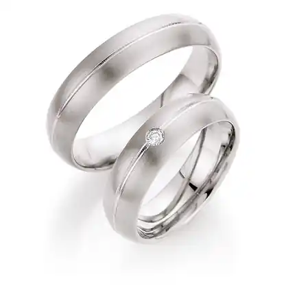 Trauringe Weißgold Exklusiv