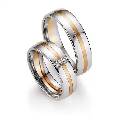 Neuheit Trauringe Mehrfarbig