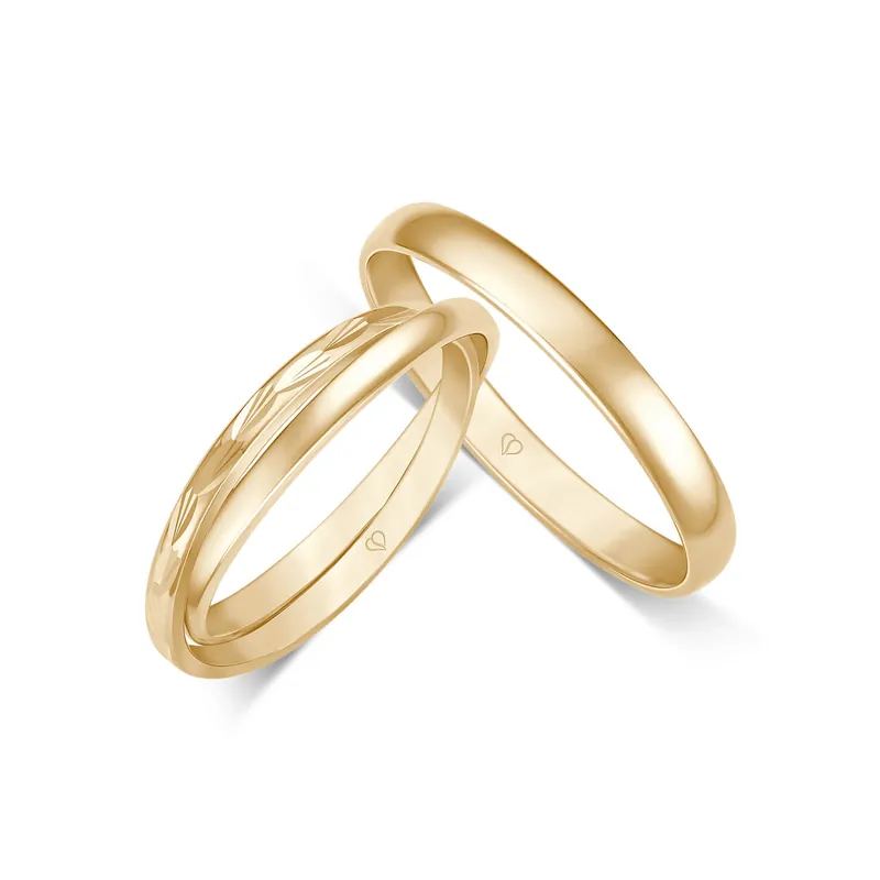 Premium Trauringe Gelbgold