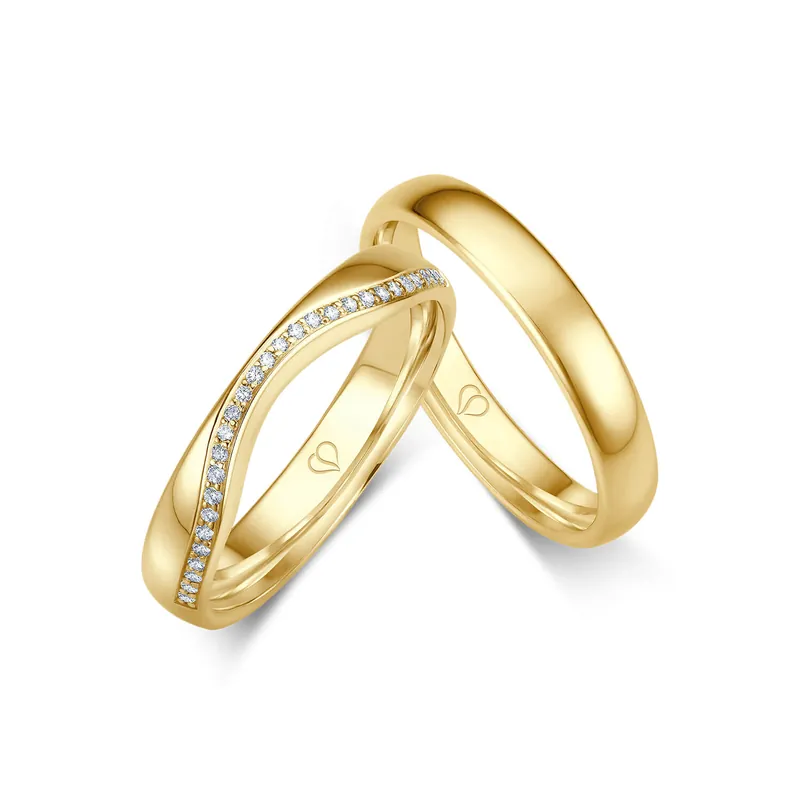 Trauringe Gelbgold Markenware