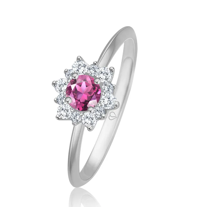 Begrenztes Angebot Schmuckring mit Rosa-Turmalin