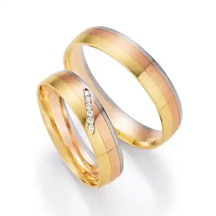 Sofort Bestellen Trauringe Mehrfarbig