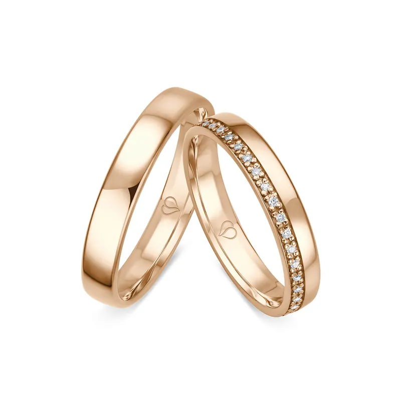 Trauringe Roségold Exklusiv