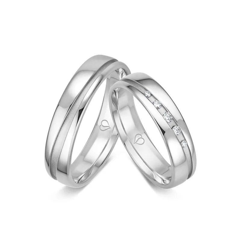 Trauringe Platin Weltweiter Versand