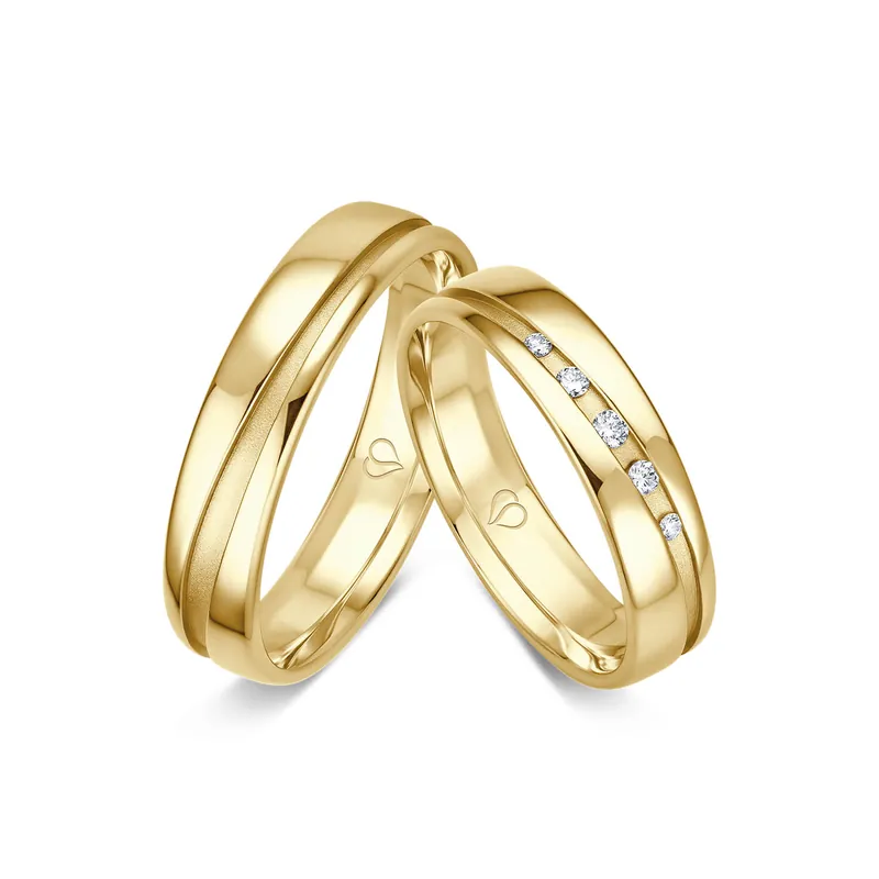 Neu Im Sortiment Trauringe Gelbgold