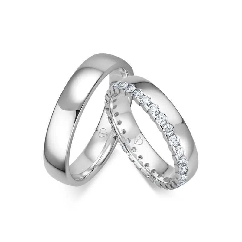 Expressversand Trauringe Weißgold