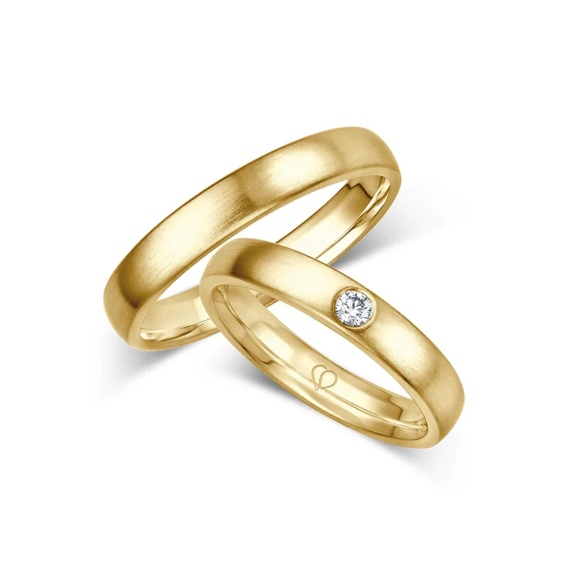 Trauringe Gelbgold Markenware