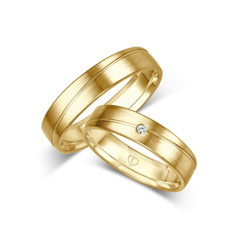 Kracherpreis Trauringe Gelbgold