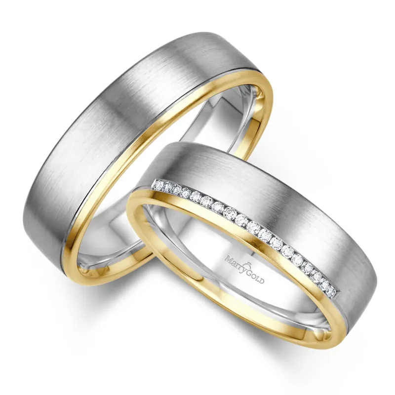 Preisreduziert Trauringe Mehrfarbig