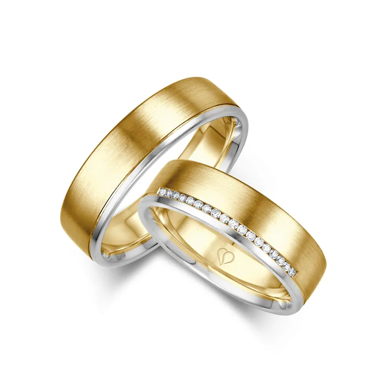 Highlight Trauringe Mehrfarbig