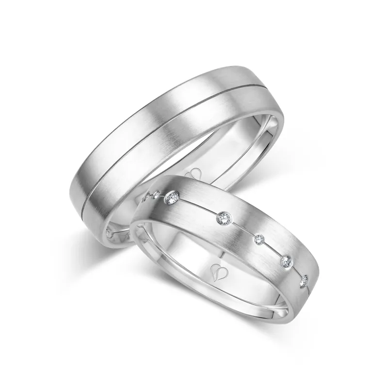 Trauringe Weißgold Top-Seller