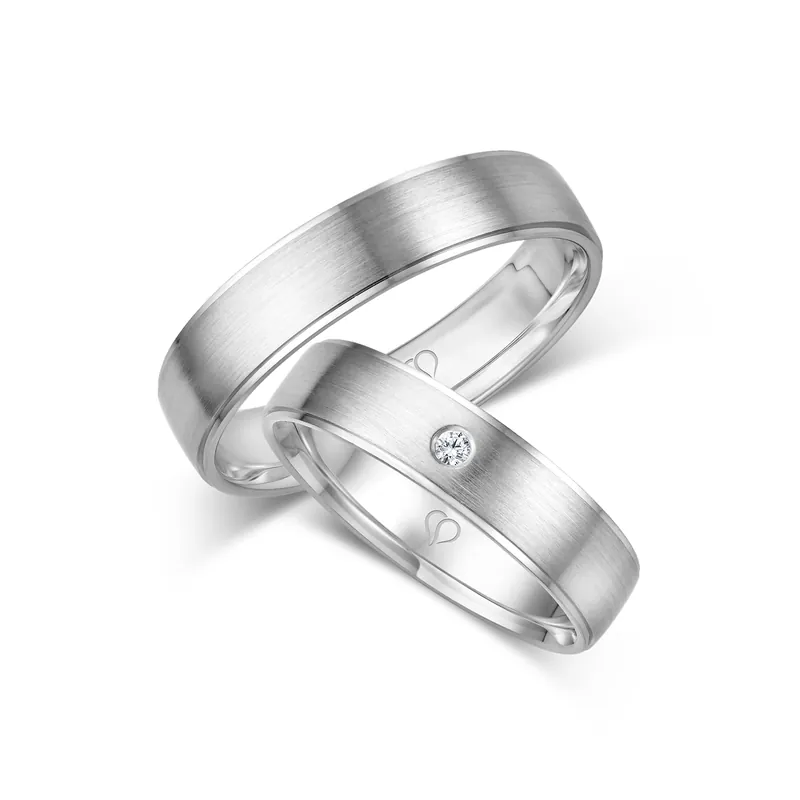 Trauringe Weißgold Sonderaktion