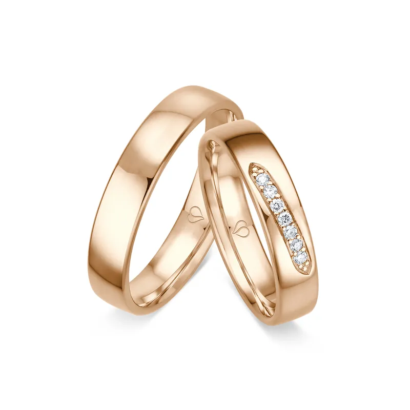 Geprüft Trauringe Roségold