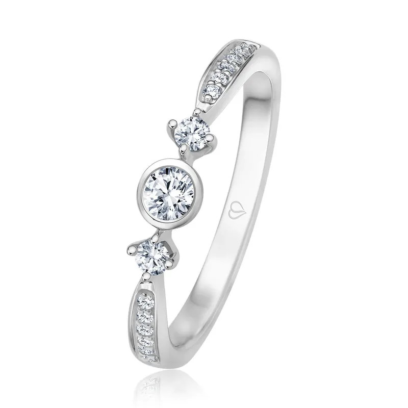 Neue Ware Verlobungsring Graceful