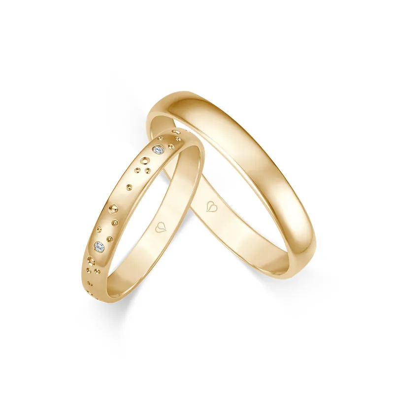 Neu Im Sortiment Trauringe Gelbgold