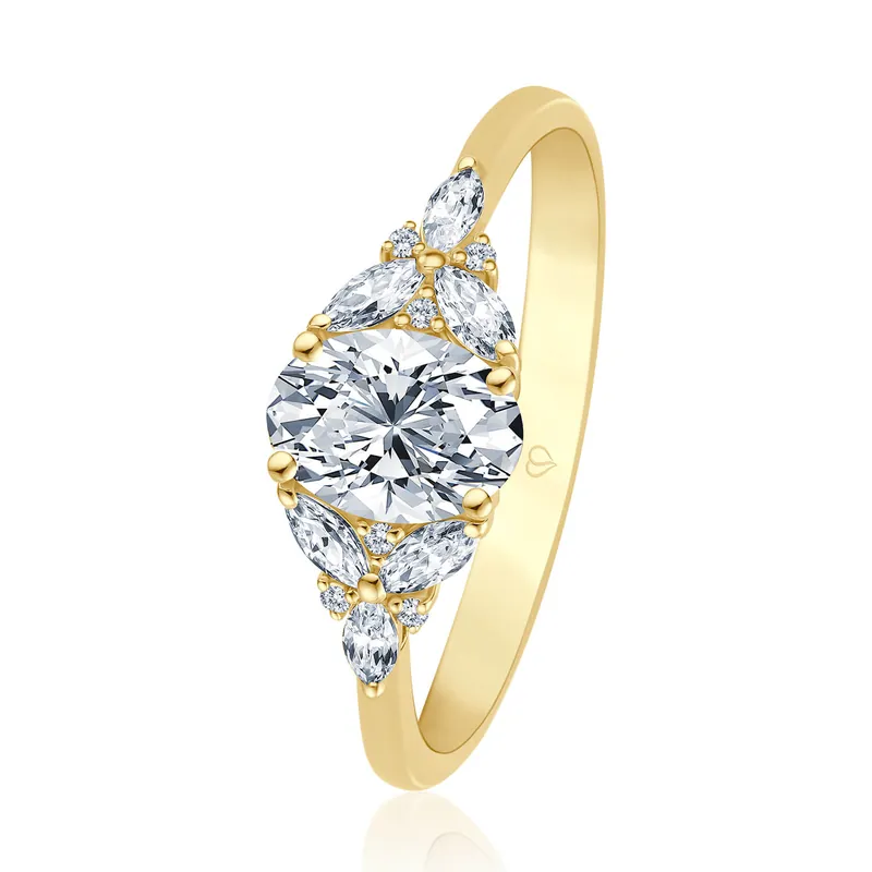 Kostenfreie Lieferung Verlobungsring Radiant