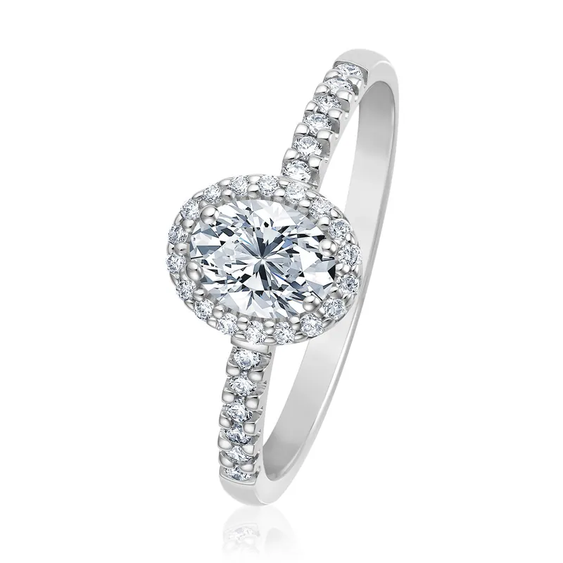 Echt Verlobungsring Inspiring Oval