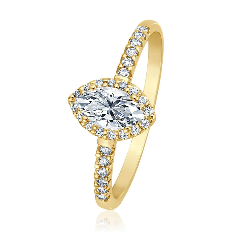 Verlobungsring Inspiring Navette Weltweiter Versand