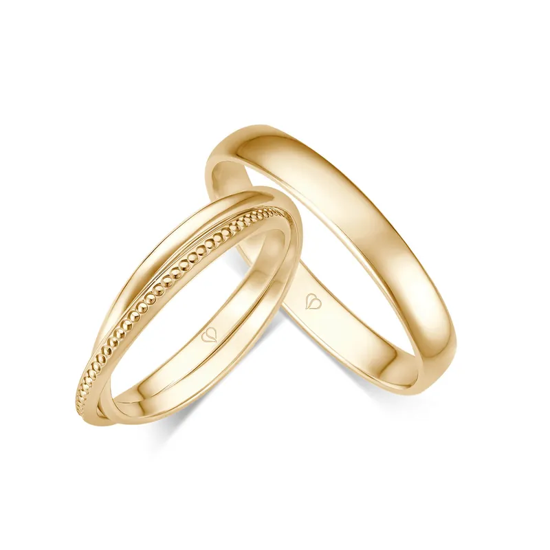 Trauringe Gelbgold Highlight