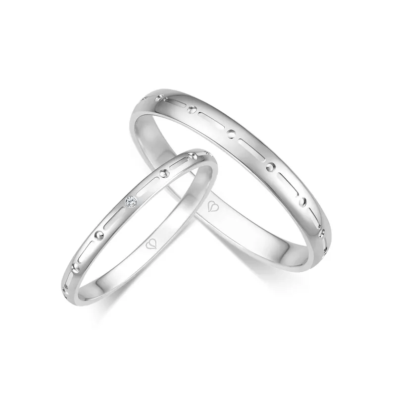 Trauringe Weißgold Sonderangebot