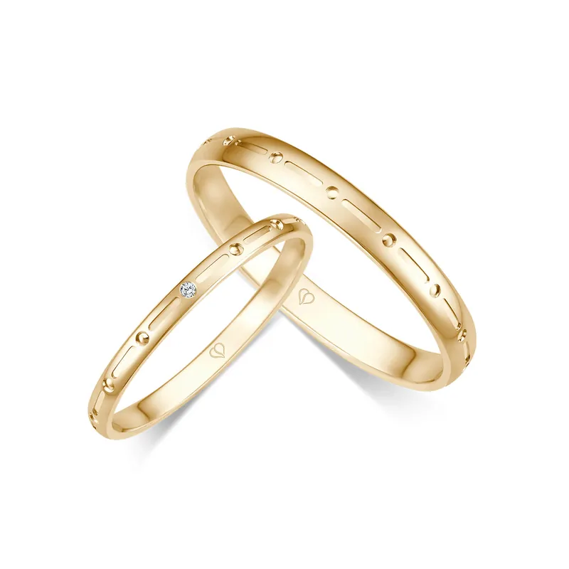 Abverkauf Trauringe Gelbgold