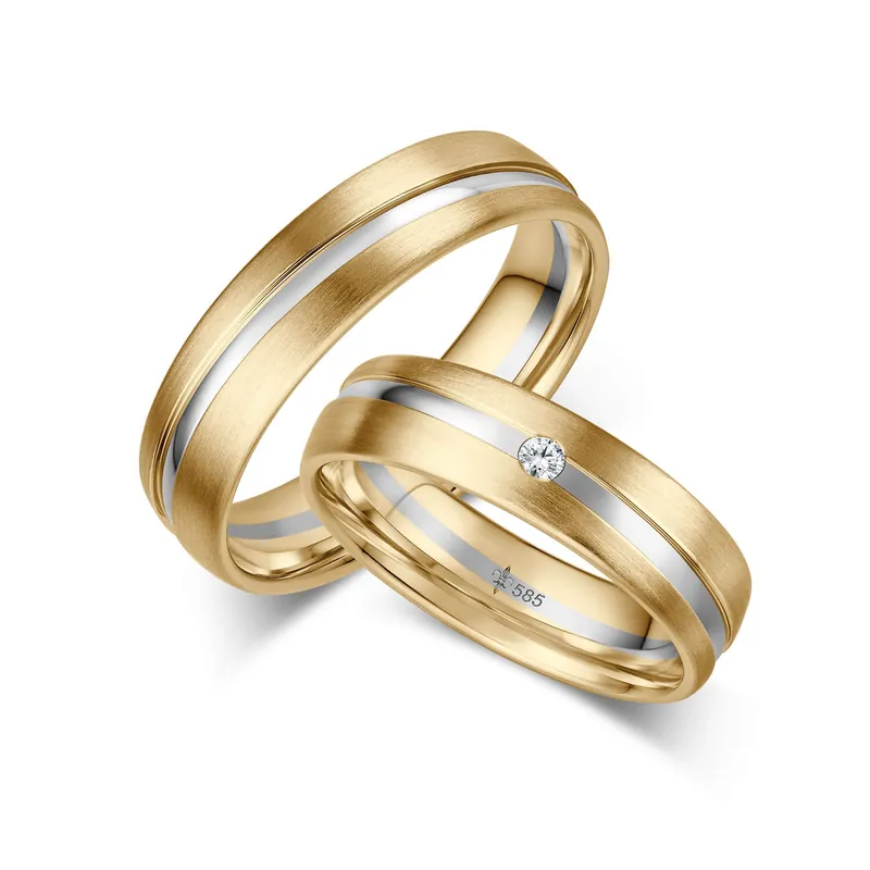 Trauringe Mehrfarbig Weltweiter Versand