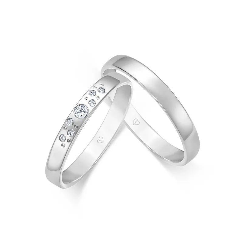 Neue Kollektion Trauringe Weißgold