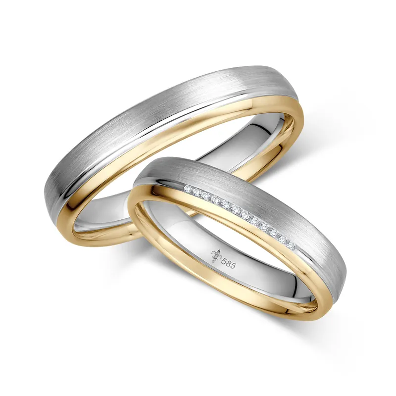 Sofort Bestellen Trauringe Mehrfarbig