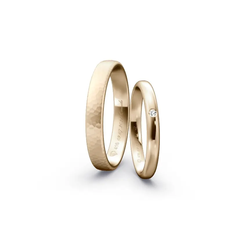 Individuelles Ringkonfigurator-Paar Sofort Bestellen