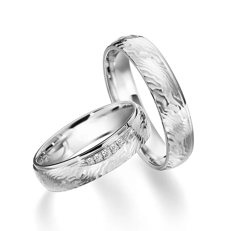 Trauringe Weißgold Heißes Angebot