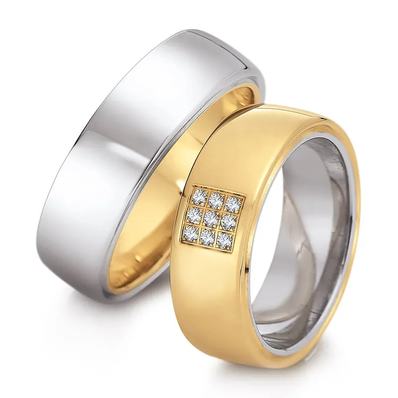 Trauringe Mehrfarbig Neue Ware