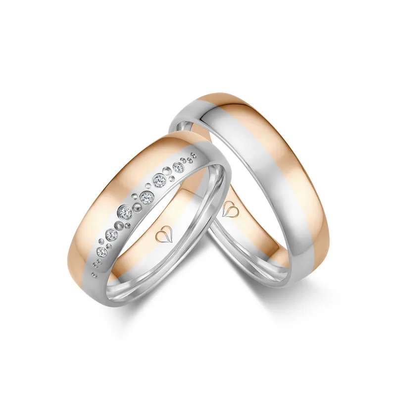 Exklusiv Trauringe Mehrfarbig