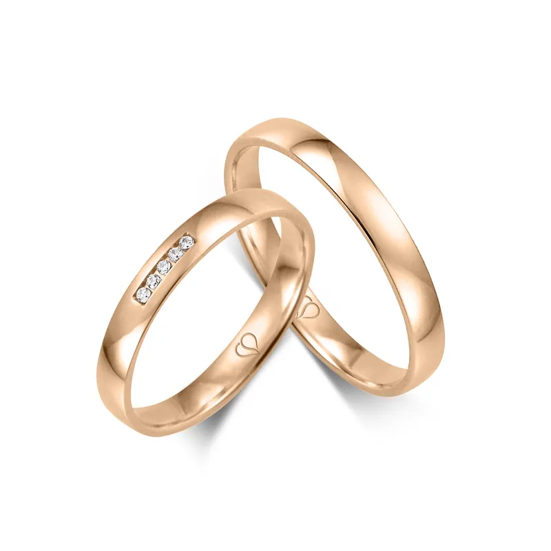 Trauringe Roségold Neu