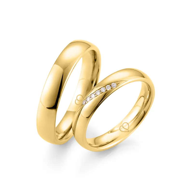 Trauringe Gelbgold Ausverkauf