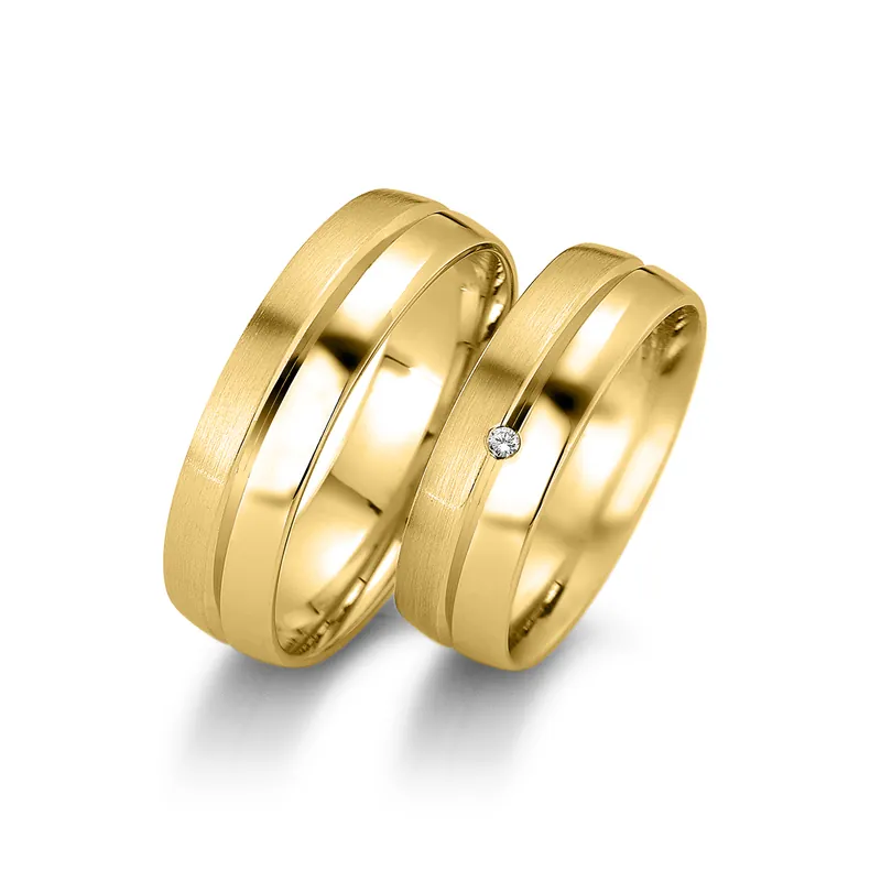 Trauringe Gelbgold Top-Qualität