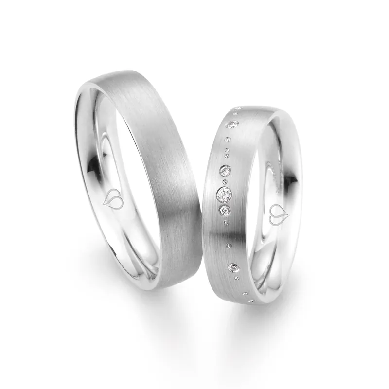 Trauringe Weißgold Heißes Angebot