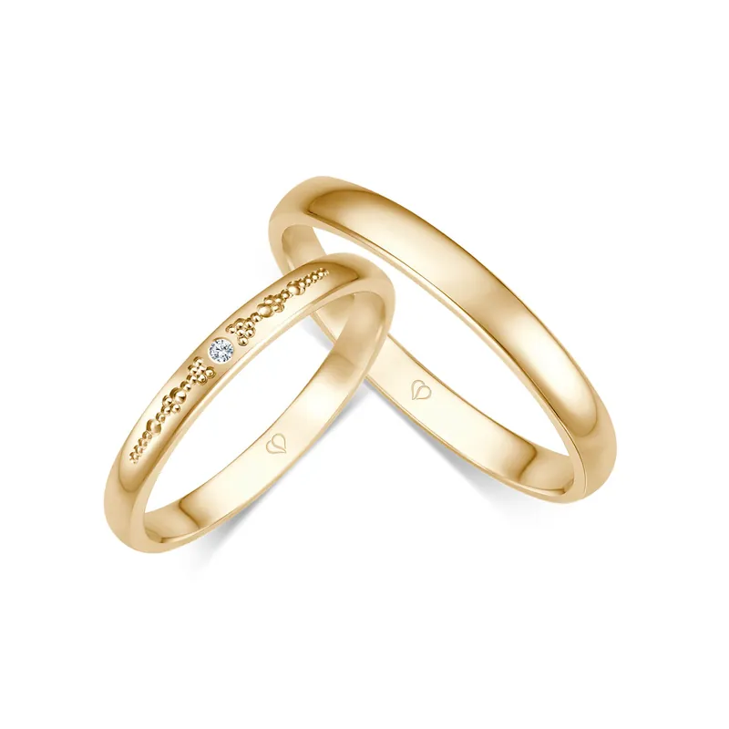 Sale Trauringe Gelbgold