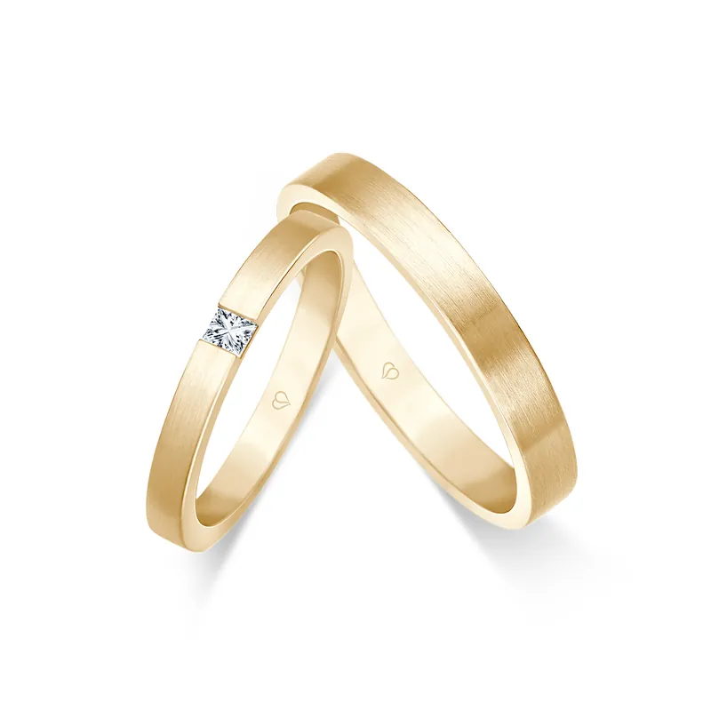 Kostenloser Rückversand Trauringe Gelbgold